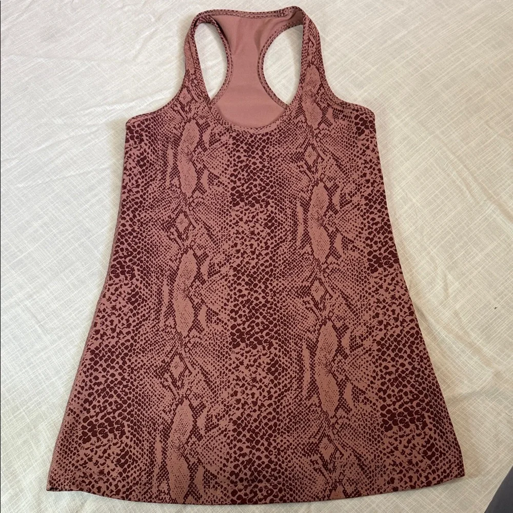 Lululemon Snake Print Racerback Tank Top - Size Medium